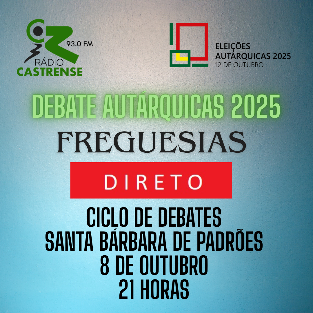 Rádio Castrense promove hoje o debate com as candidatas à Junta de Freguesia de Santa Bárbara de Padrões