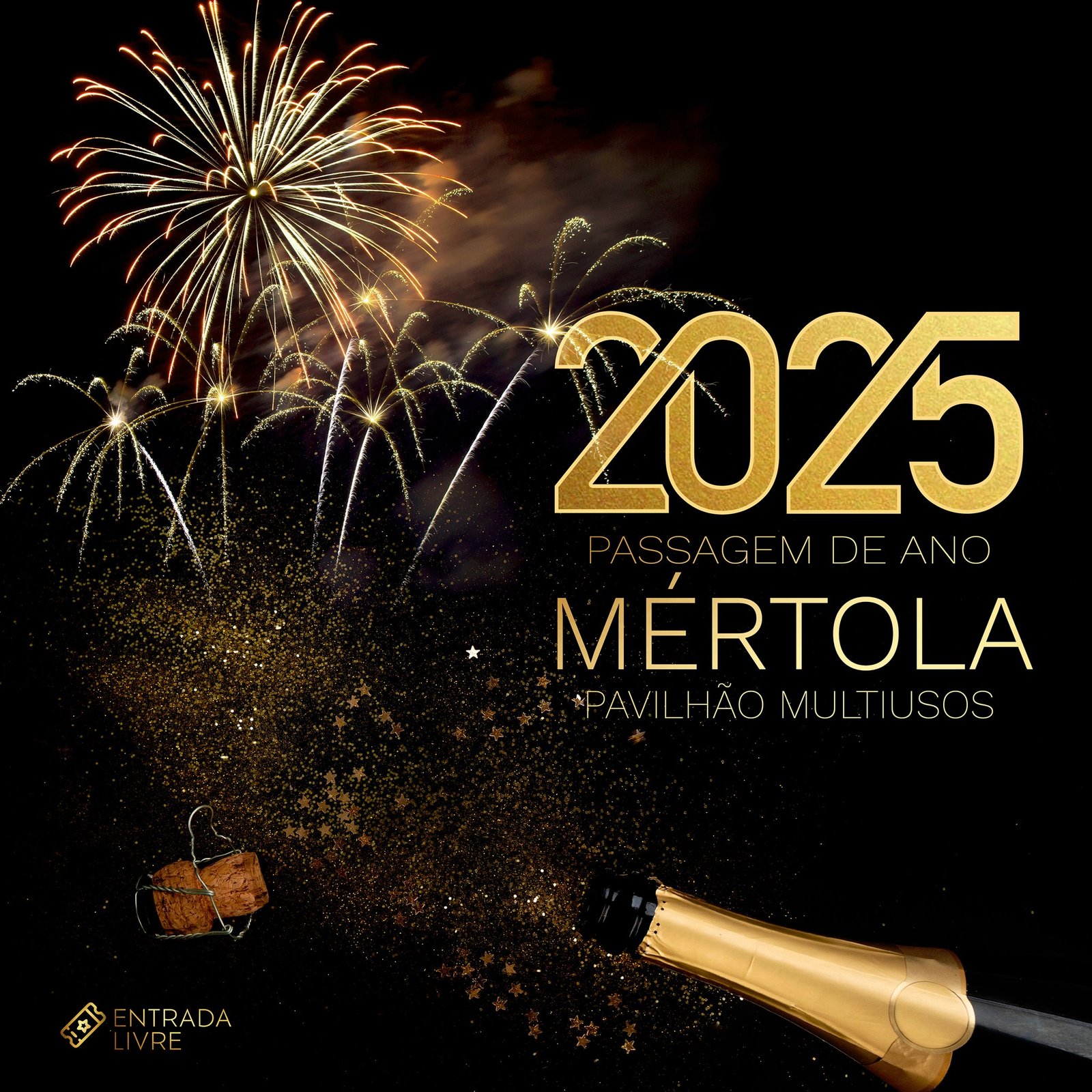 Mértola recebe esta noite o ano de 2026 em ambiente de grande festa