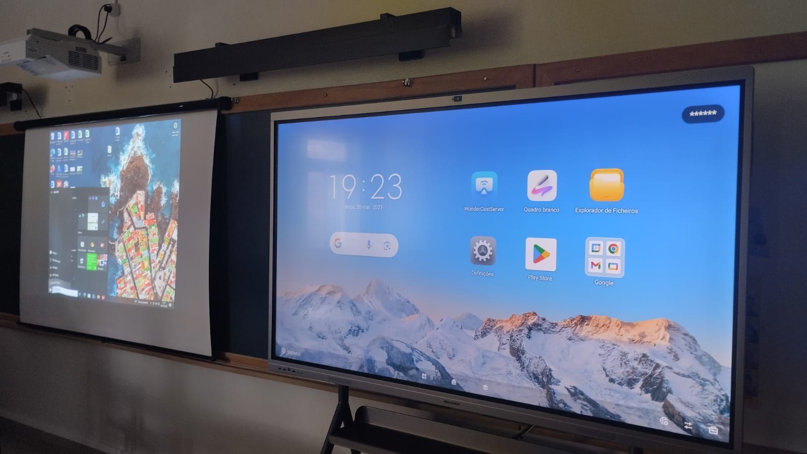 Agrupamento de Escolas de Aljustrel recebe apoio para novos painéis interativos