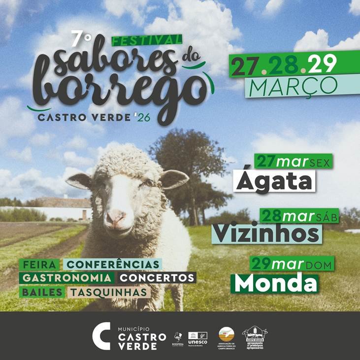 Festival Sabores do Borrego regressa a Castro Verde de 27 a 29 de março