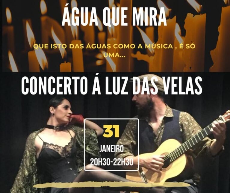 Concerto à luz das Velas “Água que Mira” anima hoje a noite de Ourique