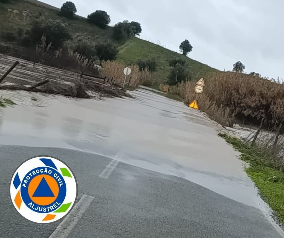 Aljustrel: Estrada entre Rio de Moinhos e Messejana reaberta ao trânsito