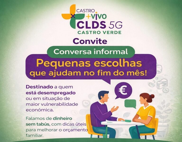 Castro Verde acolhe conversa informal dedicada à literacia financeira