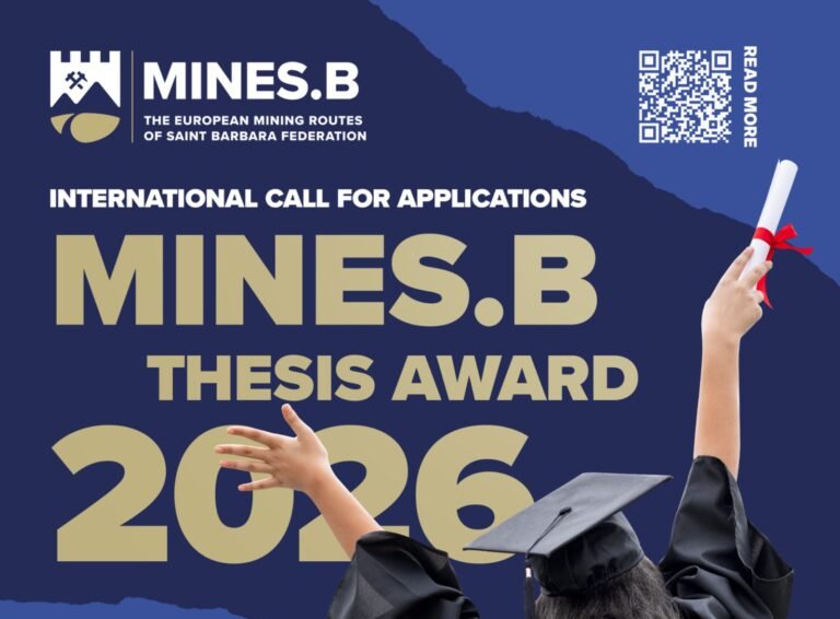 Aljustrel promove Prémio de Dissertação MINES.B 2026 no âmbito das Rotas Mineiras Europeias