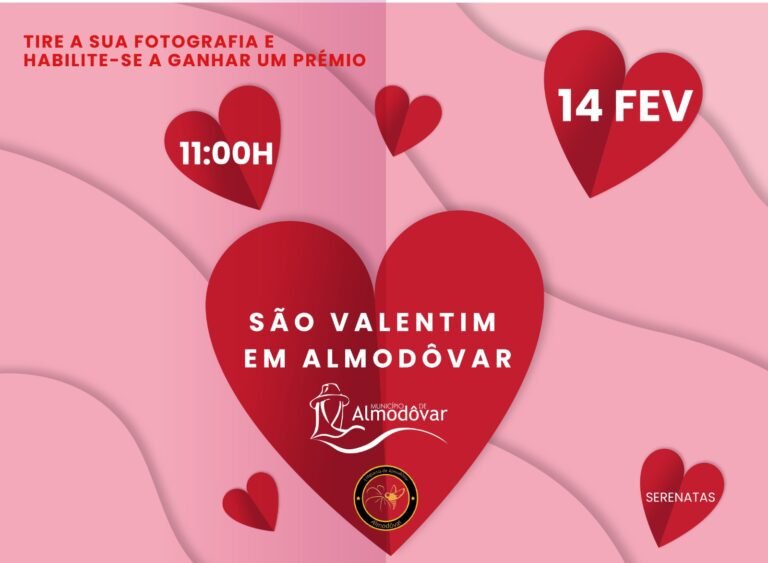 Almodôvar celebra São Valentim com passatempo romântico no Mercado Municipal