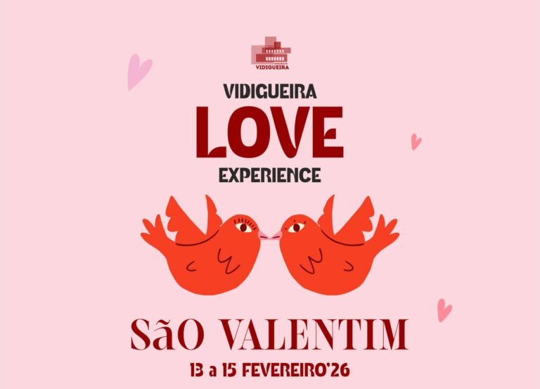 Vidigueira celebra Dia de São Valentim com programas especiais de 13 a 15 de fevereiro