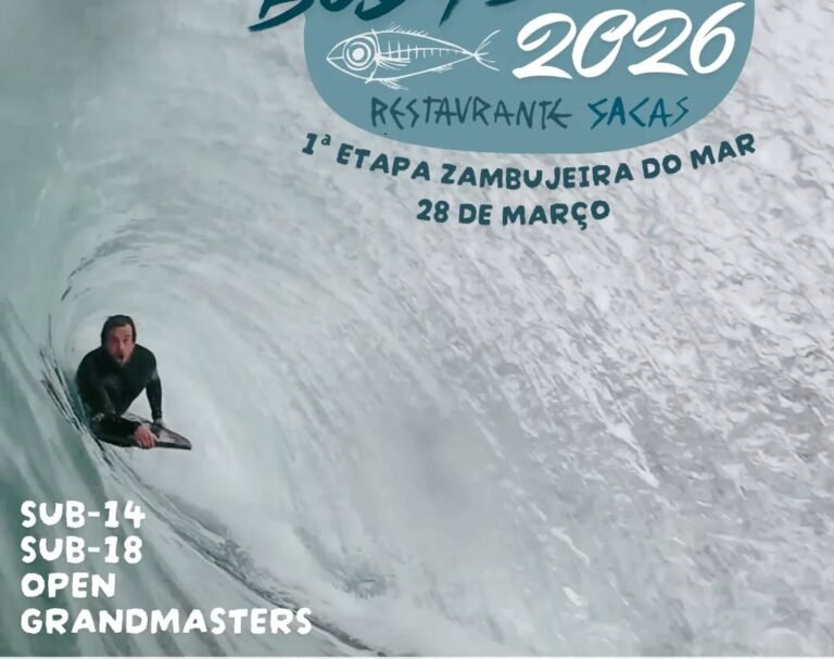 Zambujeira do Mar recebe primeira etapa do Circuito de Bodyboard 2026