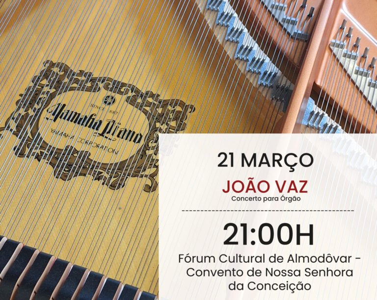 Ciclo de Música para Instrumentos de Teclas prossegue este sábado em Almodôvar