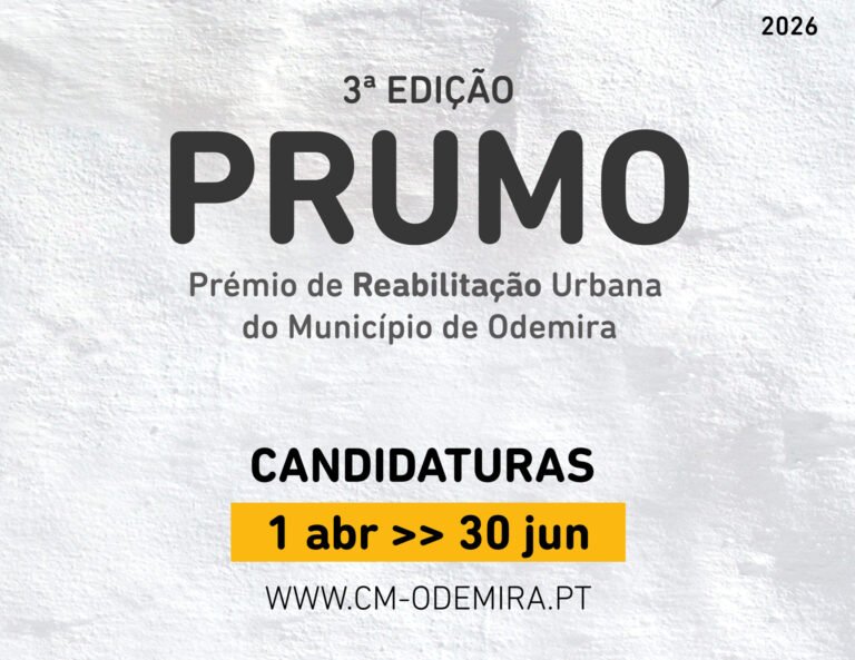 Município de Odemira Lança 3.ª Edição do Prémio de Reabilitação Urbana