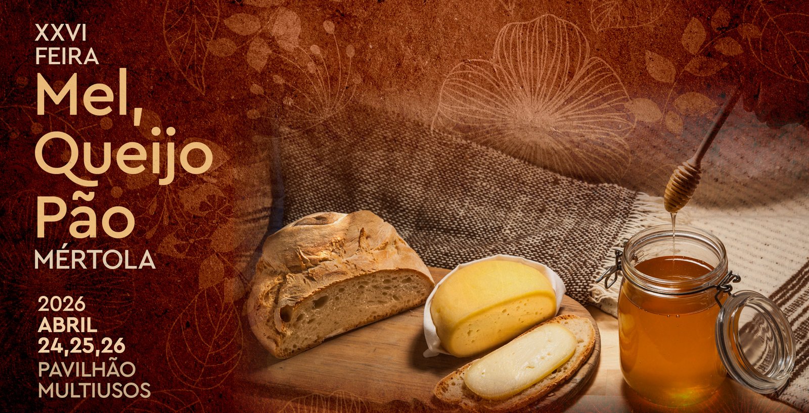 Mértola recebe XXVI Feira do Mel, Queijo e Pão de 24 a 26 de abril de 2026