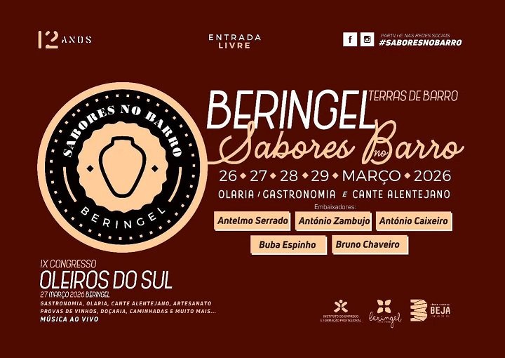 Beringel recebe “Sabores no Barro” com três dias dedicados à tradição e cultura alentejana