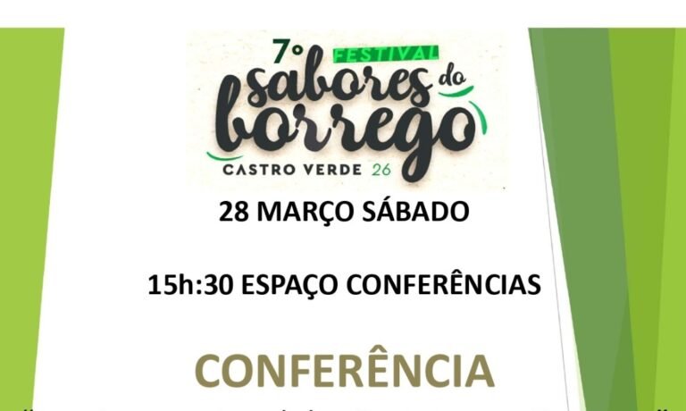 Conferência destaca pastoreio extensivo no Festival Sabores do Borrego em Castro Verde