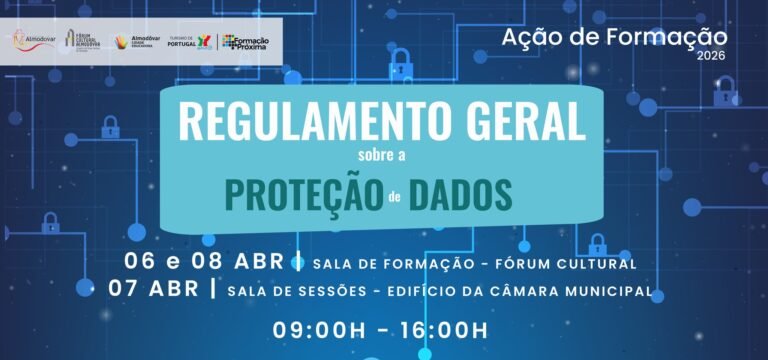 Município de Almodôvar promove formação sobre proteção de dados para profissionais locais