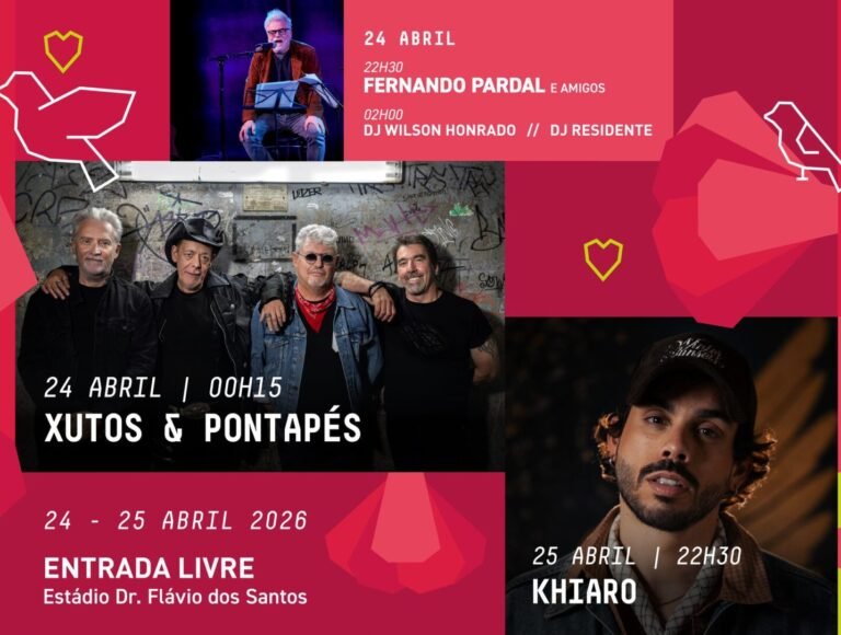 Beja celebra o 25 de Abril com dias de festa, música e atividades para toda a comunidade