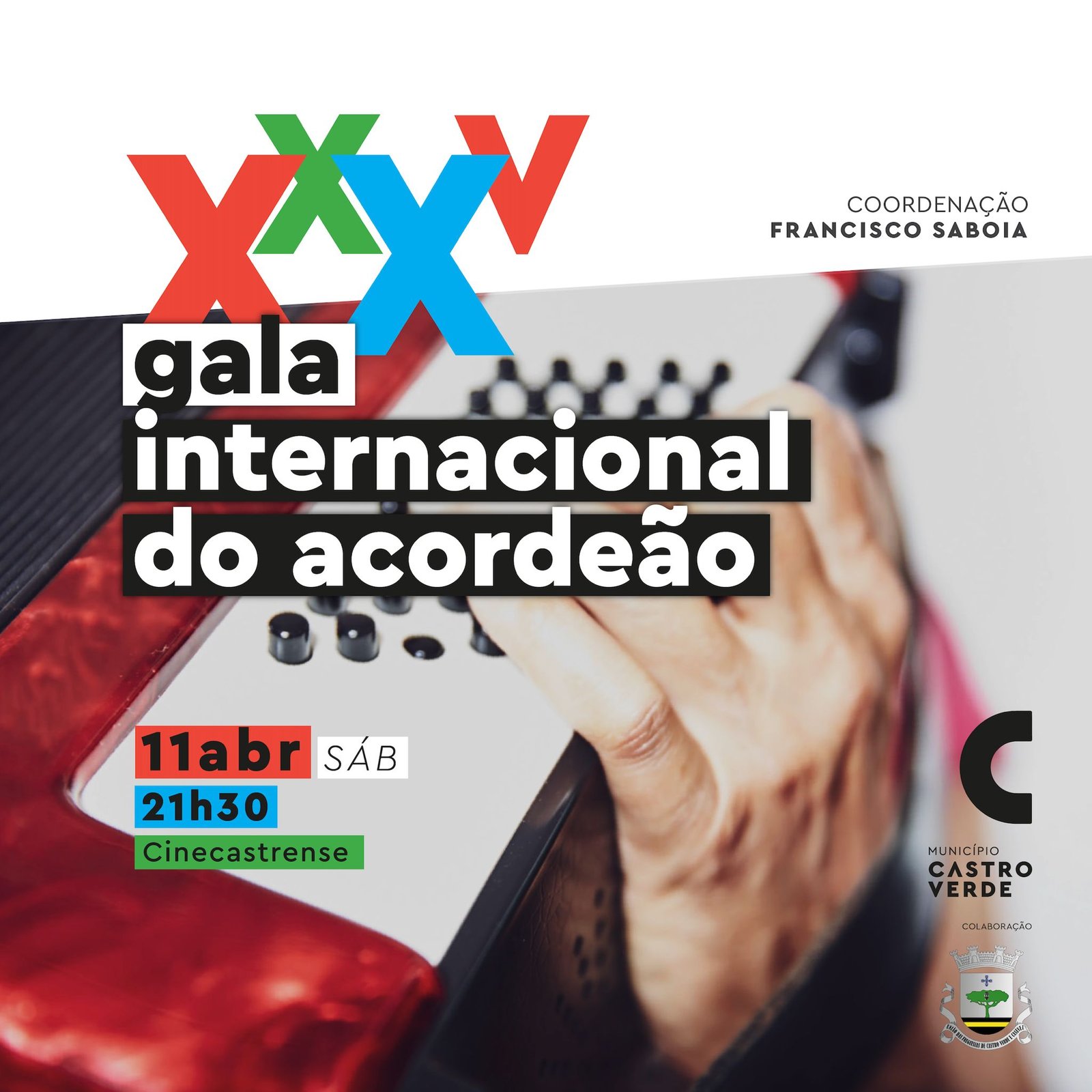 Castro Verde recebe XXXV Gala Internacional do Acordeão com entrada gratuita