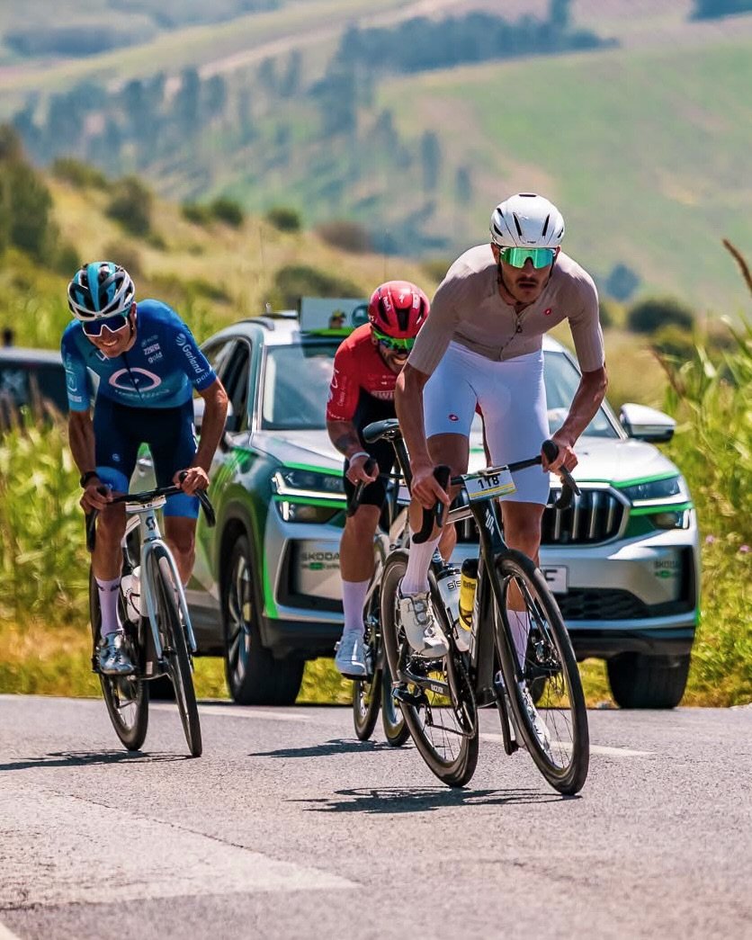 O ciclista Tiago Galhano venceu o Granfondo de Torres Vedras