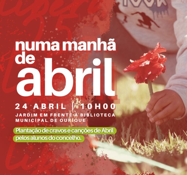 Ourique assinala 25 de Abril com plantação simbólica de cravos