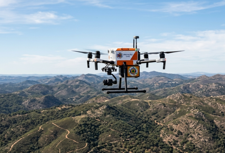 Proteção Civil realiza hoje um treino operacional com drone em Almodôvar