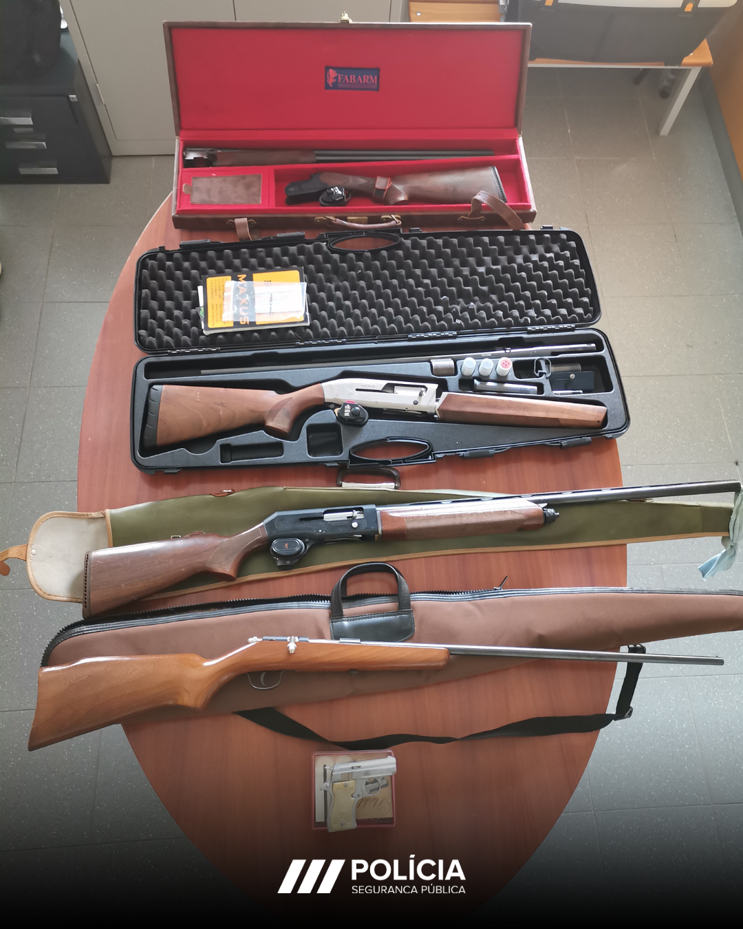 PSP de Beja apreende 14 armas de caça em operação “Regularizar”
