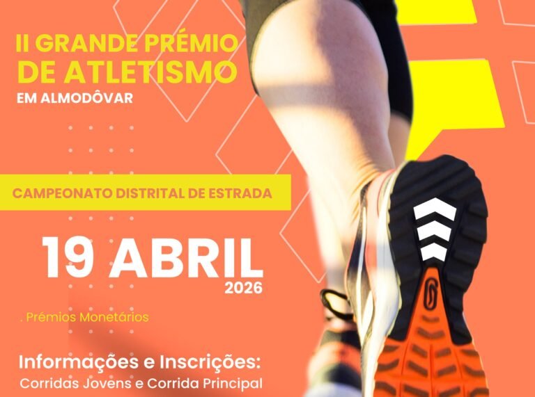 Almodôvar recebe o II Grande Prémio de Atletismo e o Campeonato Distrital de Estrada este domingo