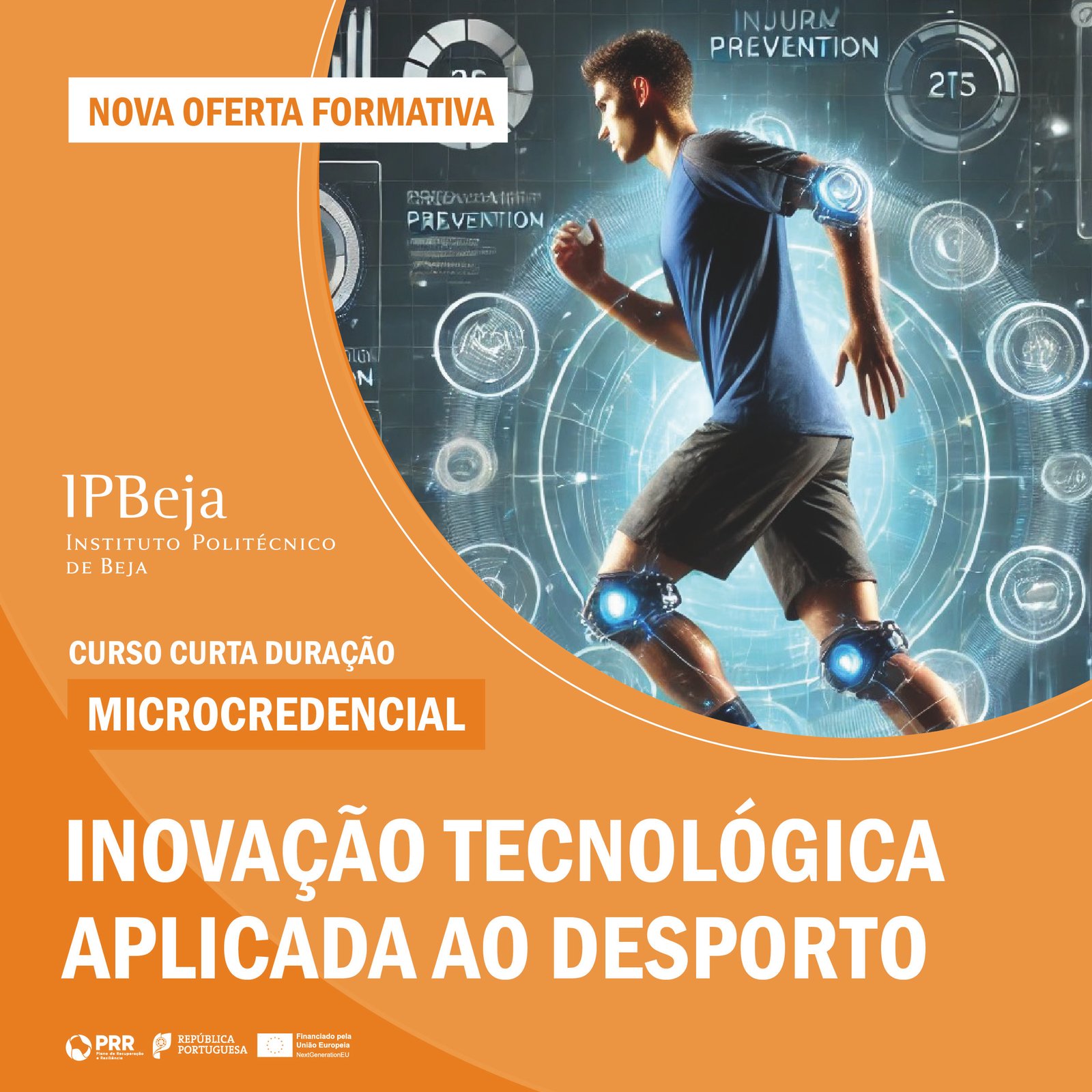 IPBeja abre candidaturas para microcredencial em Inovação Tecnológica no Desporto