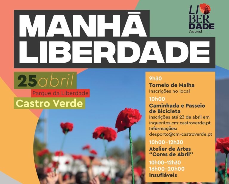 “Manhã Liberdade” anima 25 de Abril em Castro Verde