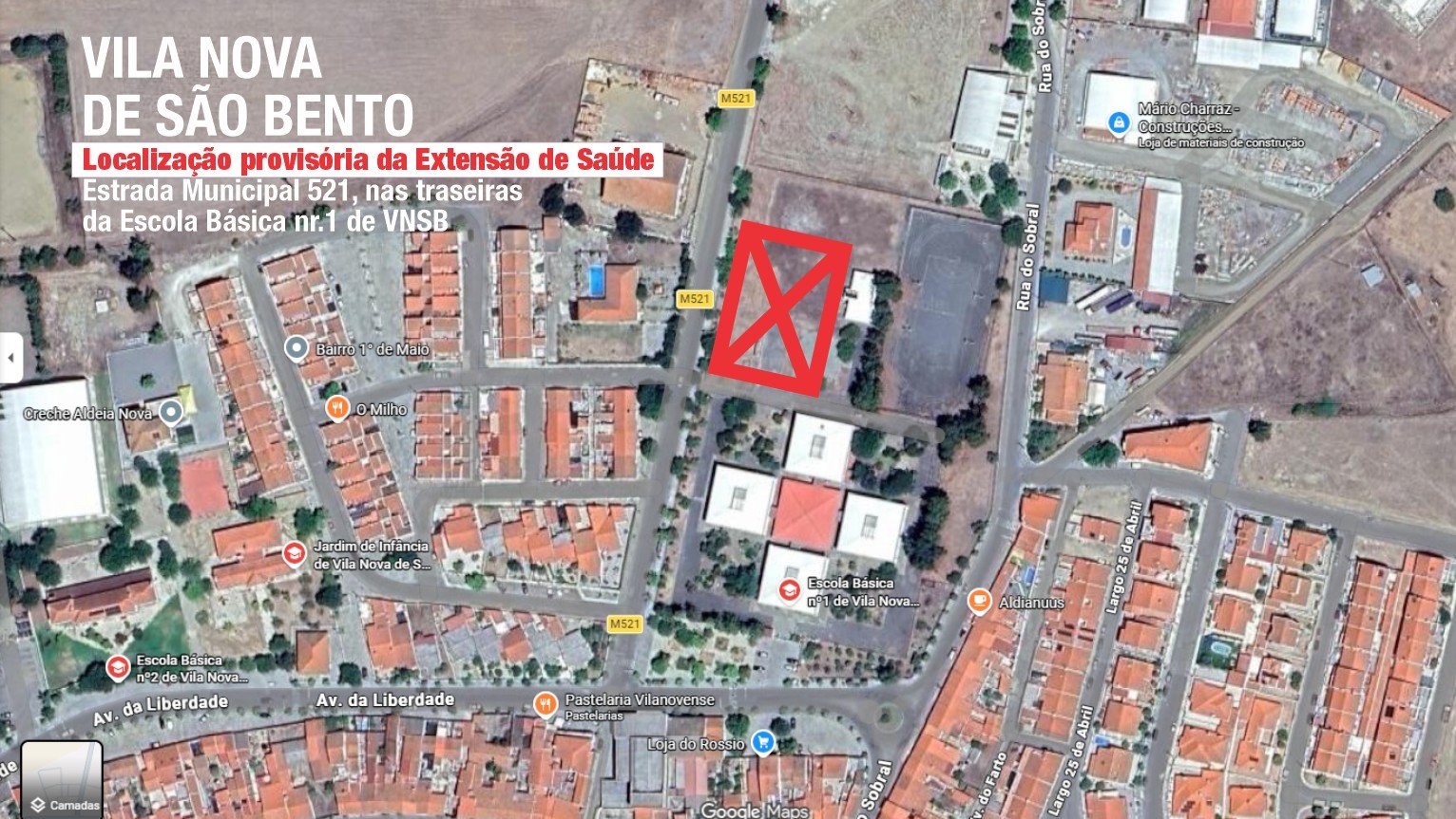 Requalificação da Extensão de Saúde de Vila Nova de São Bento obriga a transferência temporária de serviços