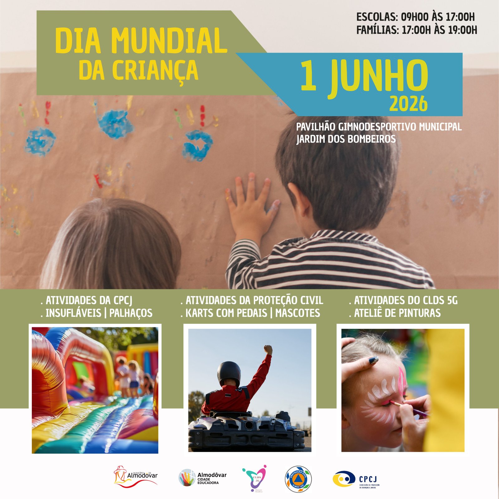 Almodôvar celebra Dia Mundial da Criança com atividades para escolas e famílias