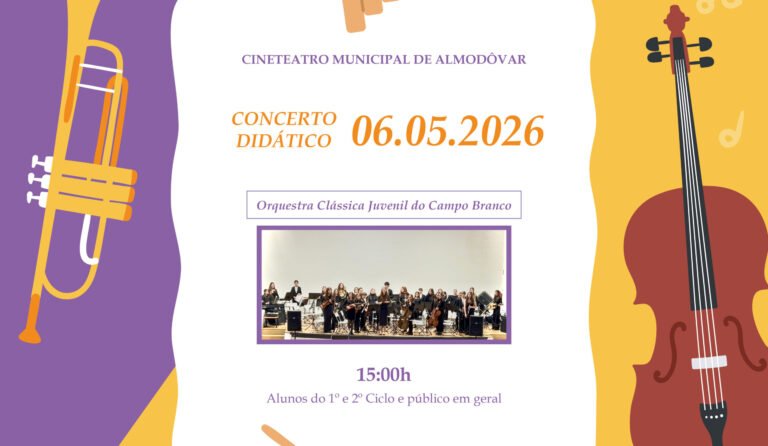 Concerto didático leva música clássica ao Cineteatro de Almodôvar
