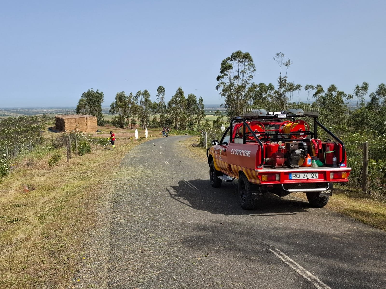 Município de Castro Verde reforça prevenção de incêndios na rede viária