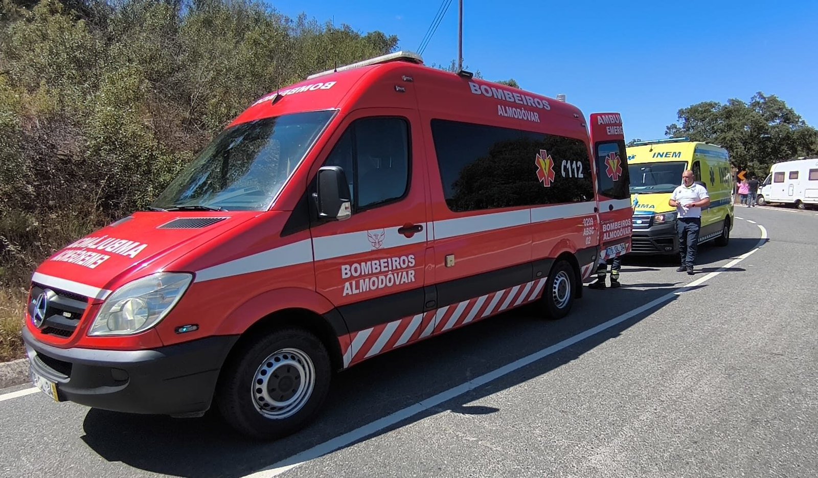Almodôvar: Despiste de motociclo causou um ferido