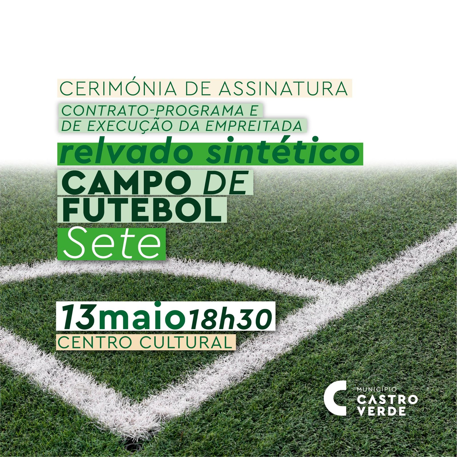 Sete vai ter relvado sintético no Campo de Futebol 25 de Abril