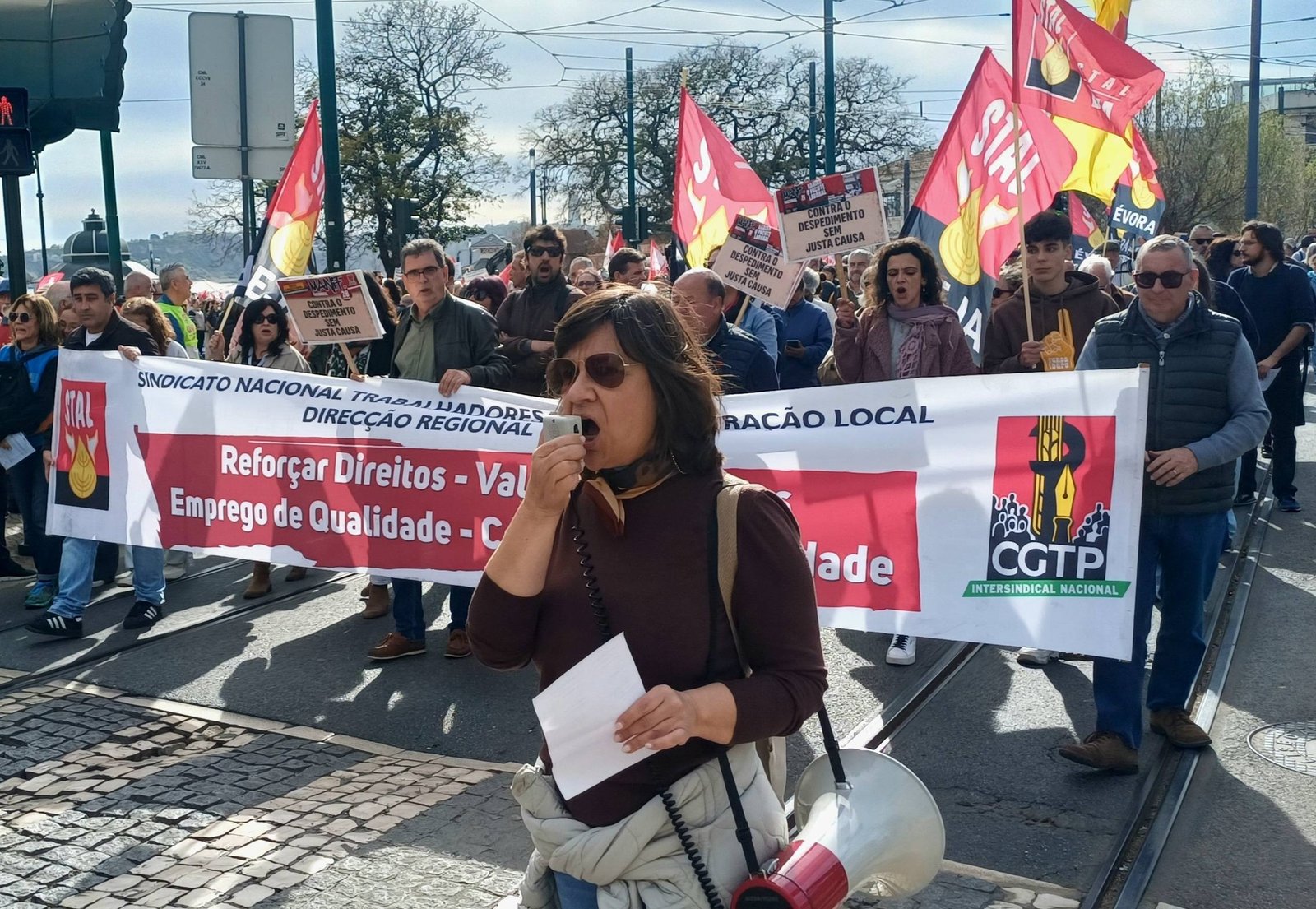 União de Sindicatos do Distrito de Beja assinala o Dia do Trabalhador com desfile
