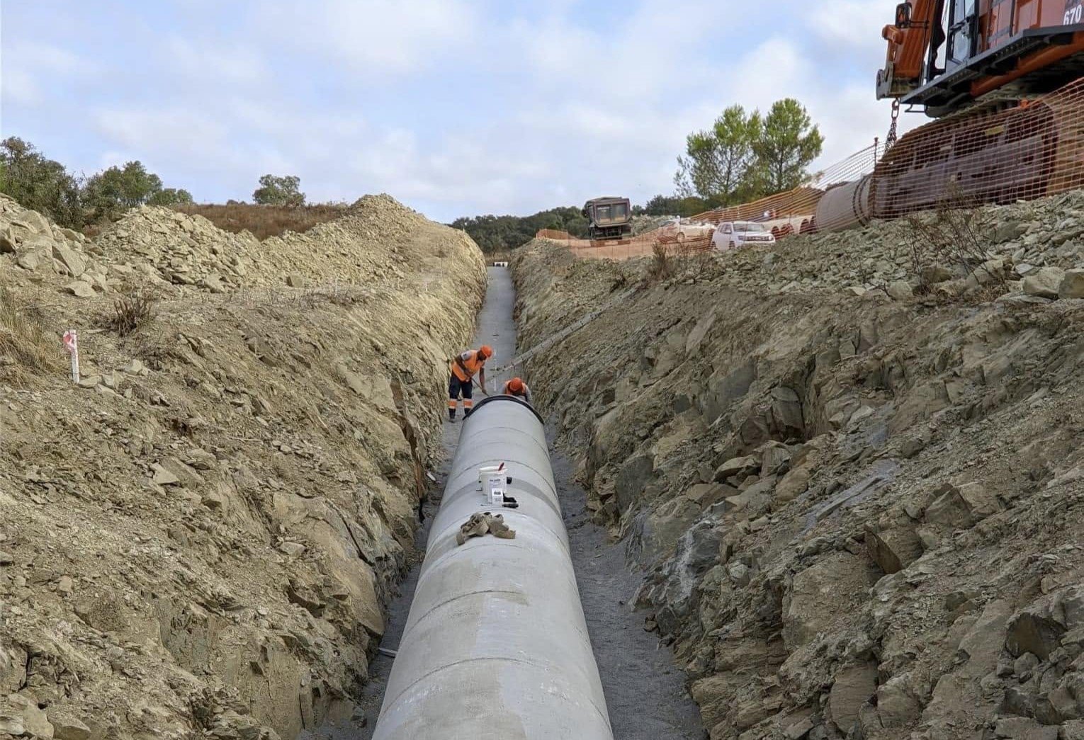 Ligação da Barragem do Monte da Rocha ao Alqueva sofre atrasos mas deverá ficar concluída até ao final do ano