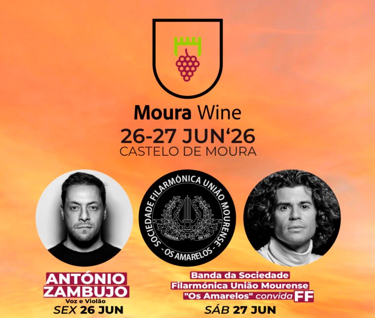 Castelo de Moura volta a receber, nos dias 26 e 27 de junho, a terceira edição do Moura Wine