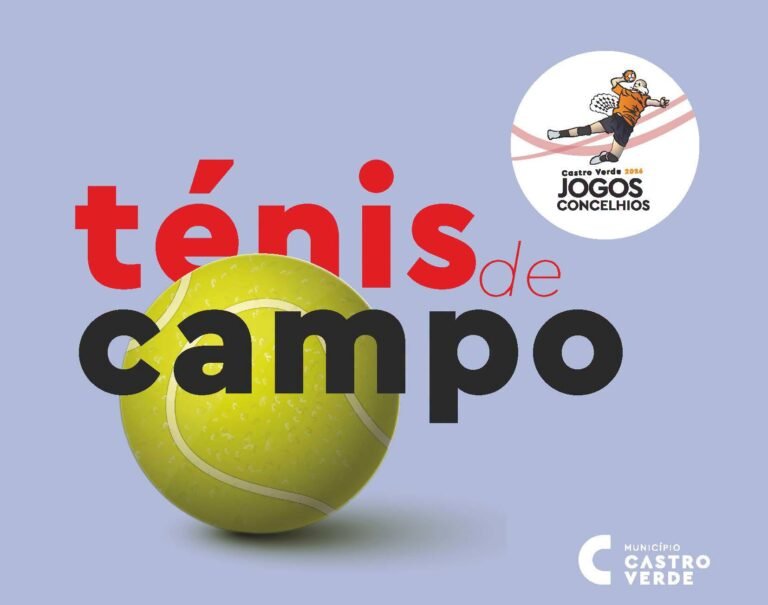 Ténis de Campo em destaque nos Jogos Concelhios 2026 esta quarta-feira em Castro Verde