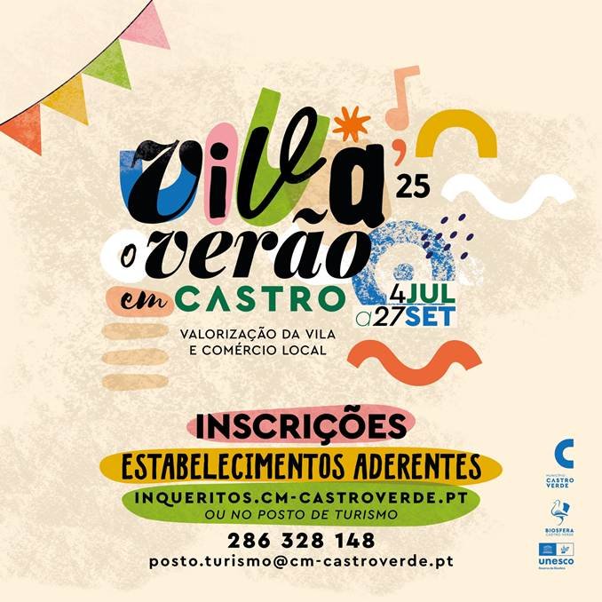 Inscrições abertas para aderir ao programa “Viva o Verão em Castro!”