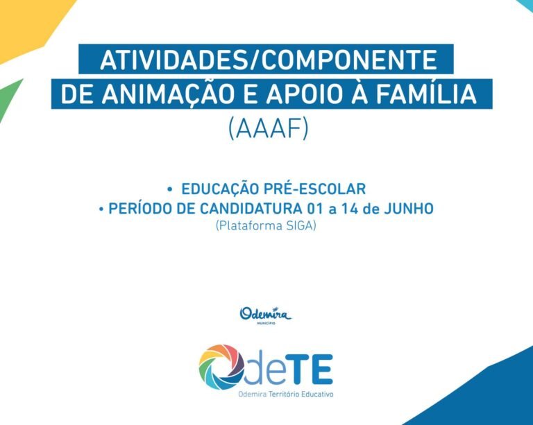 Candidaturas abertas para atividades de verão no pré-escolar em Odemira