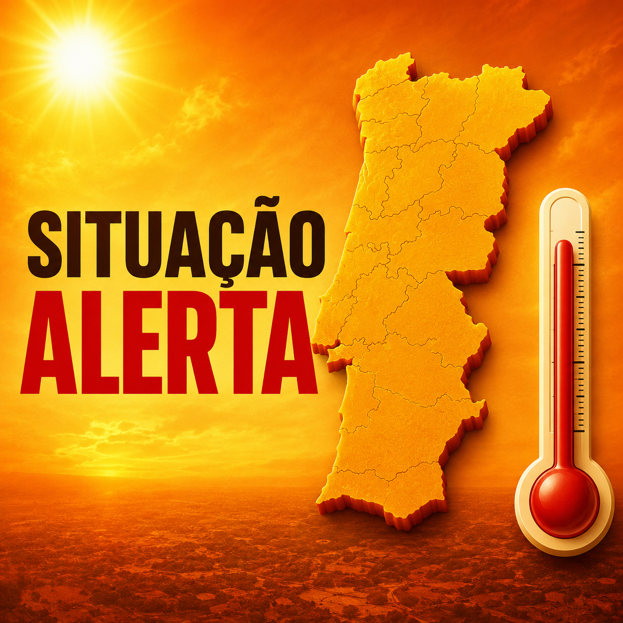Governo declara situação de alerta devido ao calor extremo até segunda-feira