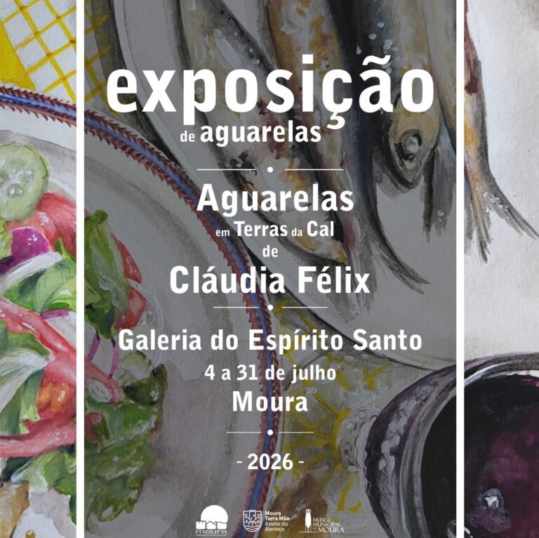 Galeria do Espírito Santo acolhe exposição “Aguarelas em Terras da Cal” de Cláudia Félix