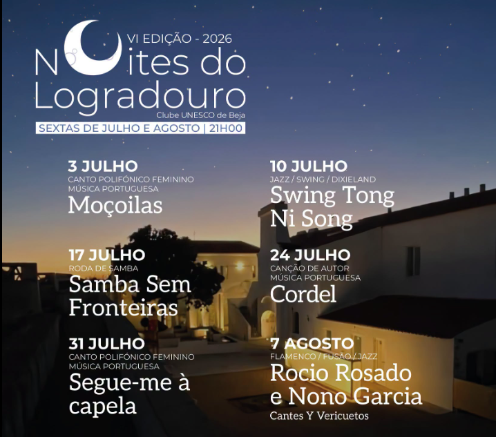 Clube UNESCO de Beja dá hoje início à VI edição das Noites do Logradouro