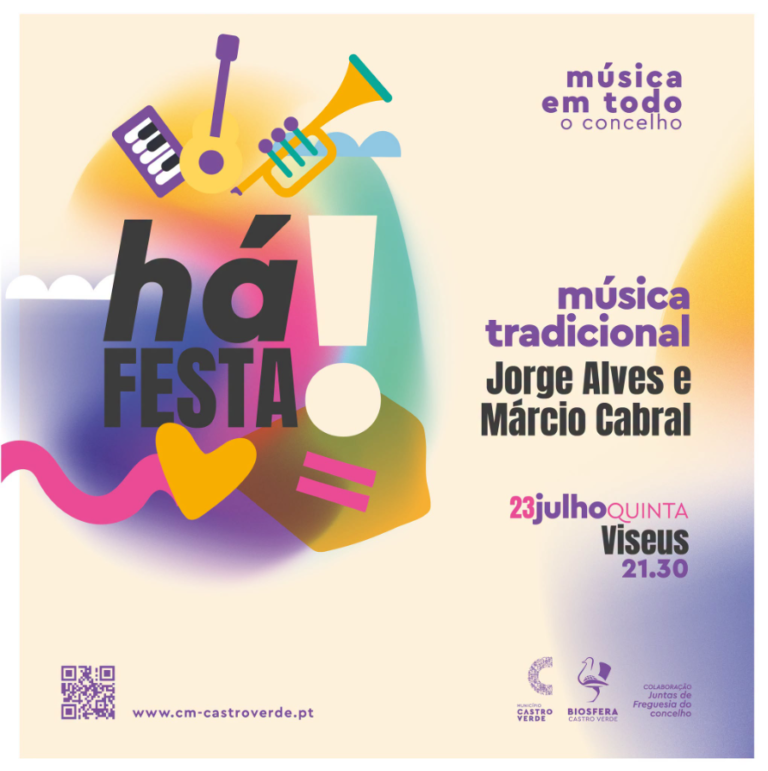 Castro Verde leva música tradicional a Viseus com concerto de Jorge Alves e Márcio Cabral