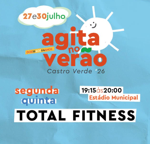 Agita no Verão abre inscrições para aulas de Total Fitness em Castro Verde