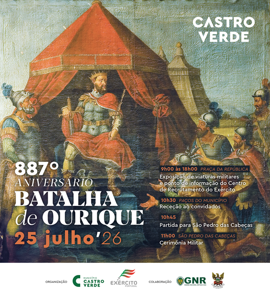 Castro Verde assinala 887.º aniversário da Batalha de Ourique com cerimónias e iniciativas públicas