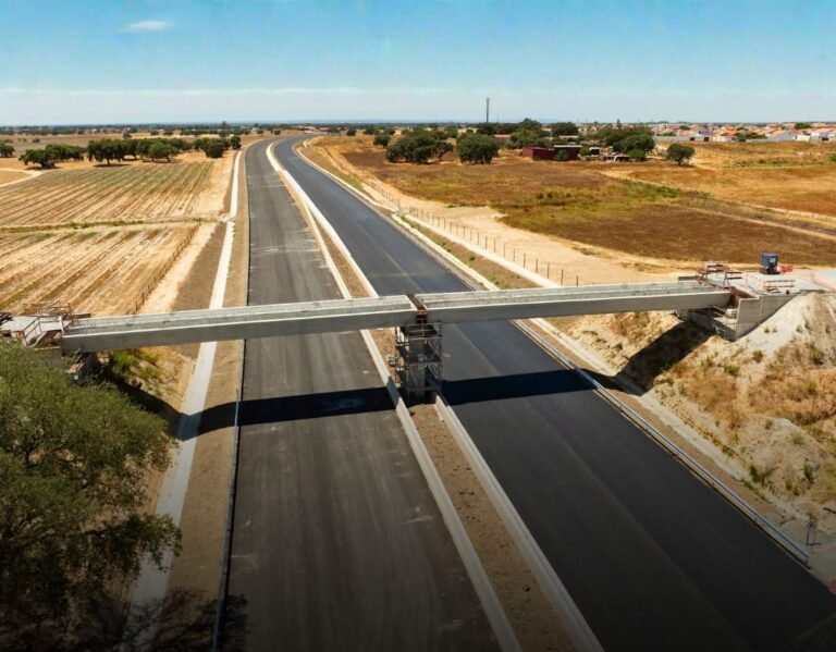 Obras de beneficiação avançam no IP8 entre Santa Margarida do Sado e Ferreira do Alentejo