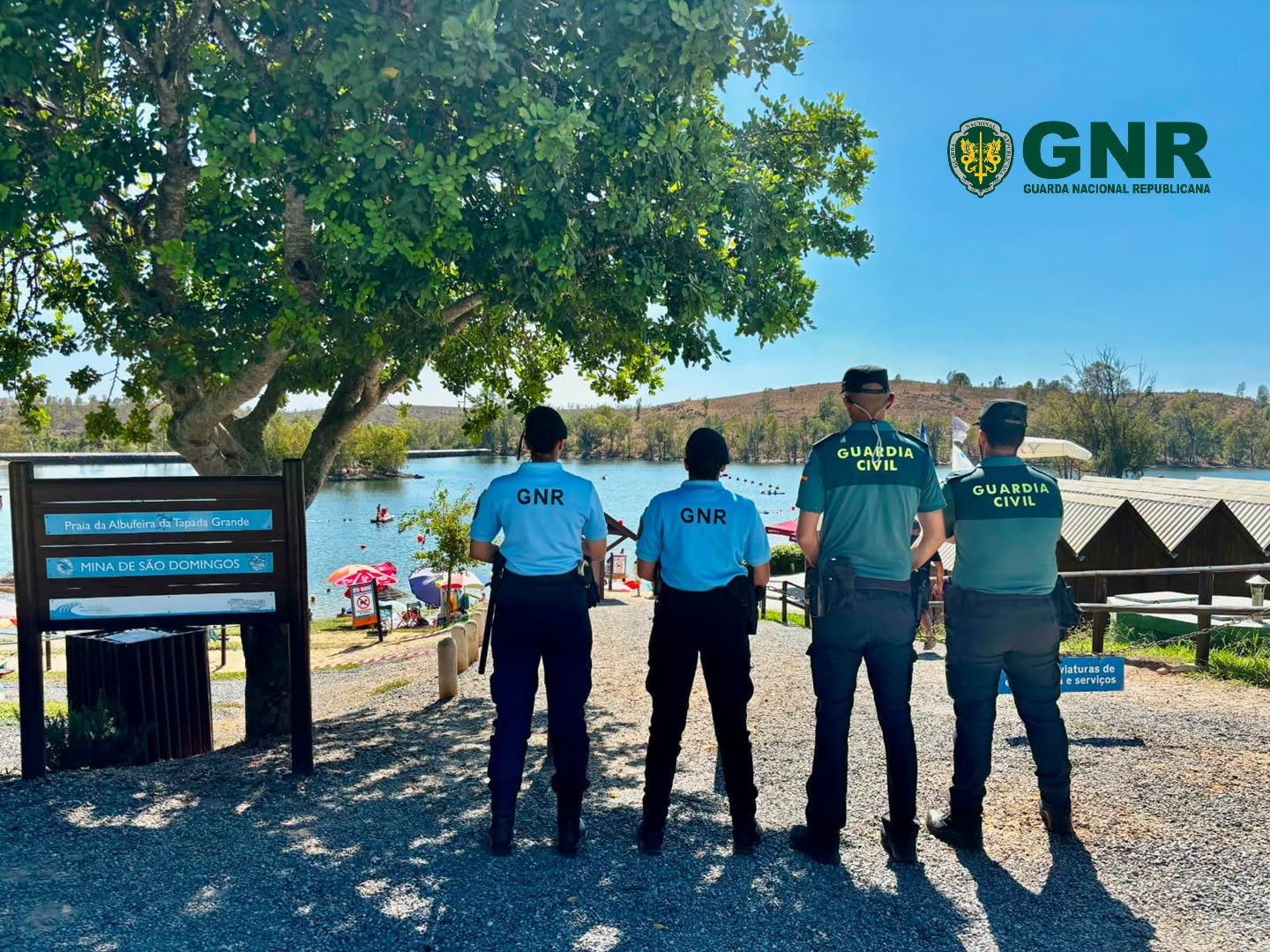 Patrulhamento conjunto entre GNR e Guardia Civil reforça segurança na Mina de São Domingos
