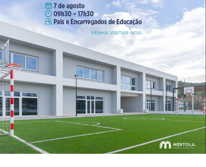 Novo Centro Escolar de Mértola abre portas à comunidade no dia 7 de agosto