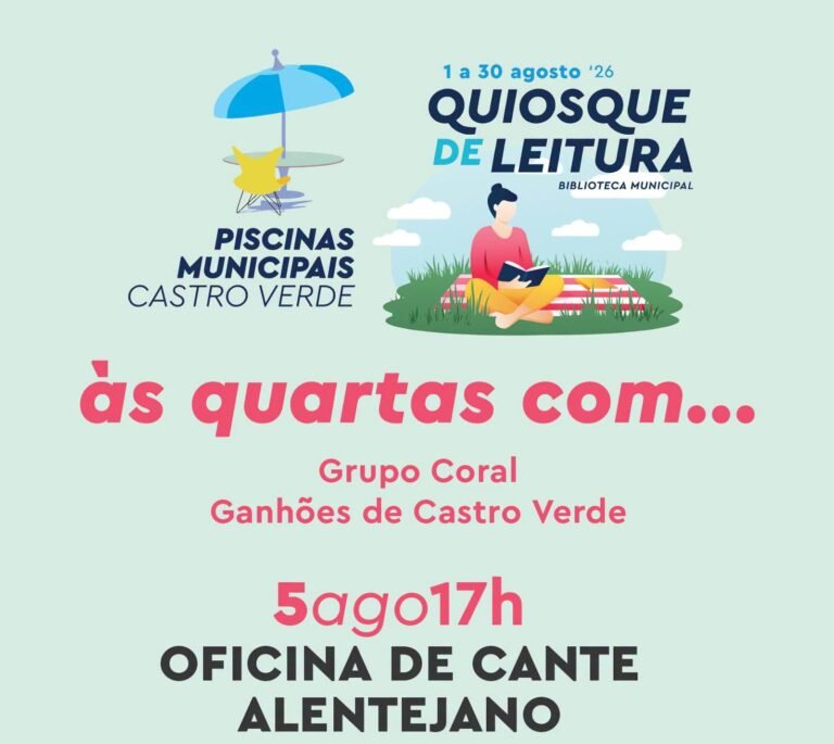 Castro Verde promove Oficina de Cante Alentejano nas Piscinas Municipais