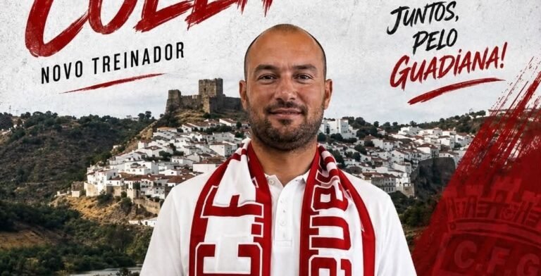 Diogo Coelho é o novo treinador do CF Guadiana de Mértola