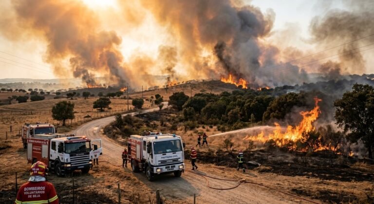 “2026 está a ter mais mais incêndios e mais área ardida no distrito de Beja” afirma Domingos Fabela